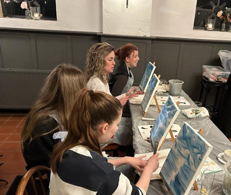 Een schilderavontuur als teamuitje