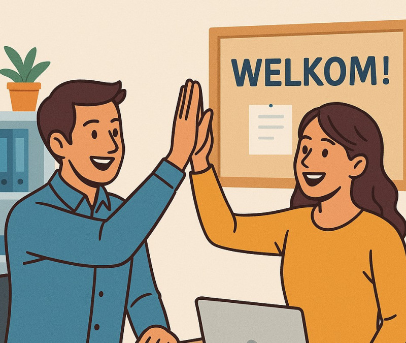 Van stagiaire naar collega - het verhaal van Zenzi en Fleur