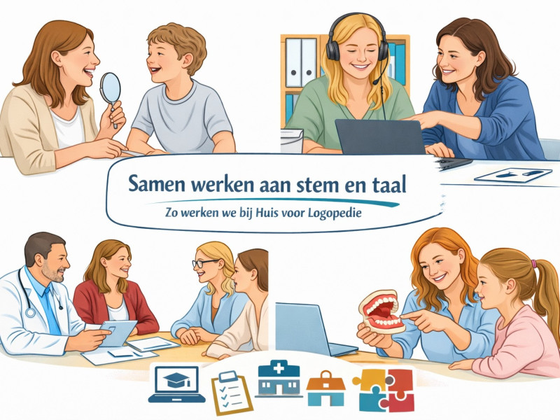 Samen werken aan stem en taal: zo werken we bij Huis voor Logopedie